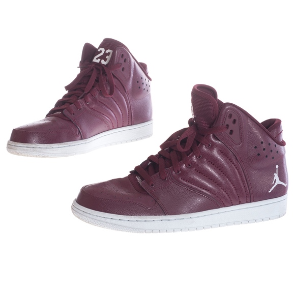 maroon nike shoes high tops